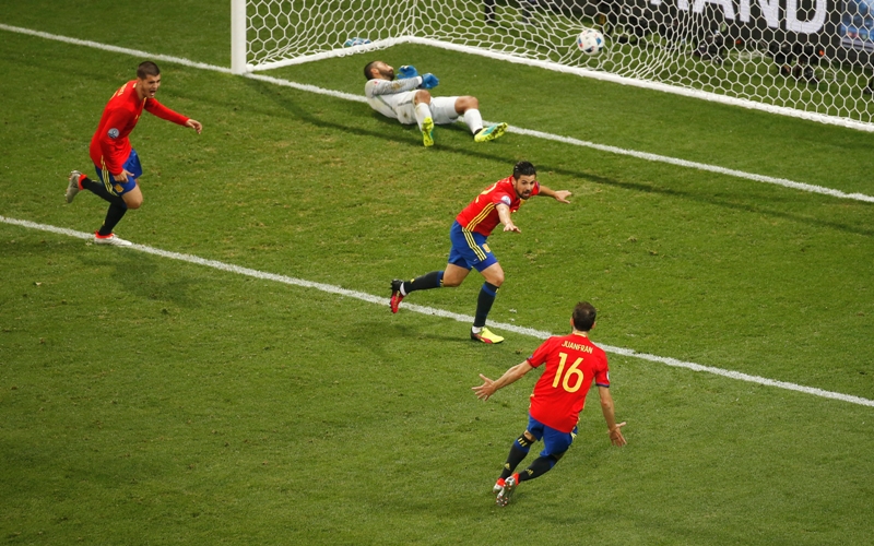 Spain goal