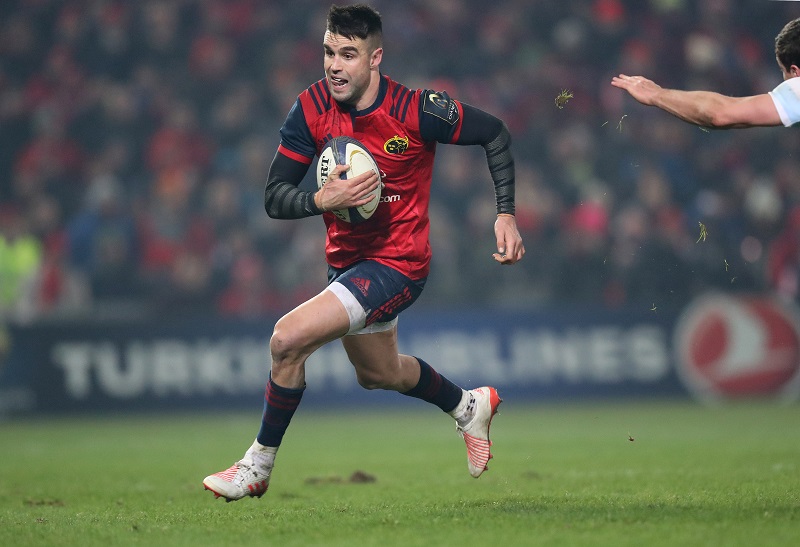 European Rugby Champions Cup, Round 6 Thomond Park Limerick 21/1/2017 Munster vs Racing 92 Munster’s Conor Murray Mandatory Credit ©INPHO/Billy Stickland